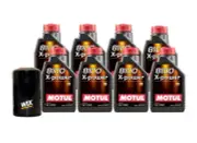 8L Motul 8100 X-POWER 10W60 Wix Filter Motor Oil Change Kit API SN