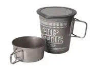 Snow Peak Cup Noodle Cooker SCS-070 OOP Rare Set of 2 w/box new 2405M*