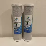 2 Pk Filters 4 You CTO10 Whole House Carbon Block Water Filter 10” x 2.5"