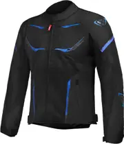 Ixon Striker Air Motorcycle Textile Jacket, black-blue, Size XL for Men Black Blue