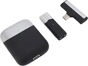3in1 Wireless Lavalier Microphone, 65ft Range 10H Battery 30MS Low Latency, Noise Canceling Clip On Mic for Recording Live Streaming YouTube Vlog Interview