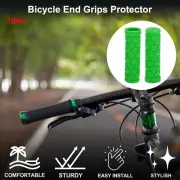 Bike Handlebar Grip Cover 102mm Lightweight MTB End Grips Protector Green 1 Pair