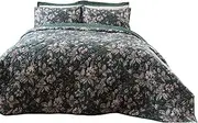 Belledorm Aiyla Bedspread (UK Size: 260cm x 260cm) (Bottle Green)