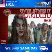 Alliance 72024 Zombies, Set 2, (Fantasy Series) scale plastic model kit 1/72