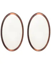 Porland Copper Line 2pc Serving Dish Set