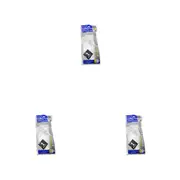 3x Sansai Piggy Back Indoor Extension Power Lead/Cord Plug/Socket Cable 1M White
