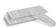 COLOP 114739 Type Set TS 35, Font Height: 3.5 mm, 320 Characters, 10 x 4.5 cm, Transparent Grey