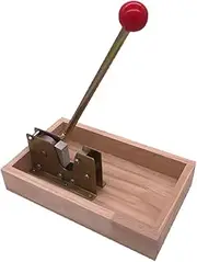 LWLYLCHBM Nutcracker with Pecans, Nutcracker Manual Heavy Nuts, with Wooden Base, for Hazelnuts, Almond Nuts, Macadamia Nuts, Brazil Nuts