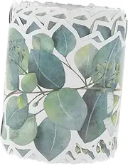 GRIRIW 1 Roll Bulletin Board Border Straight Rolled Border Trim with Tropical Leaves Patterns Bulletin Board Borders for School Classroom Offices Doors Decoration Strips Green