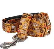 Yellow Dog Design Chipmunks Ez-Grip Dog Leash with Comfort Handle 3/4" Wide and 5' (60") Long, Small/Medium