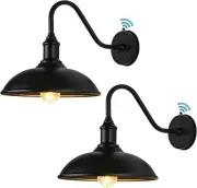 Naurham Outdoor Barn Light Fixtures - Dusk to Dawn Exterior Farmhouse Lighting f