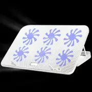 Silent Six-fan Cooling Holder for Notebook Computers