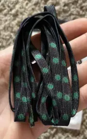 Meerkat Shoe LACES 33” Inches Short Fits Low Top Skate Shoes Black Virus Print