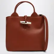 [Longchamp] S Le Roseau Hobo Bag In Bark Colour One size Black