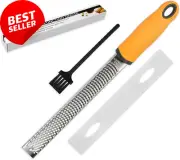 Zester & Grater, Stainless Steel, Handheld, Multipurpose