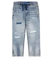 [Scotch & Soda Kids] Scotch & Soda Kids Distressed straight jeans Y 15 blue