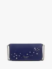 Devin Embellished Flap Chain Wallet