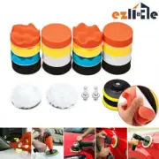 22x Car Polishing Pads Polisher Clean for Drill Sponge Buffer Waxing Buffing Set