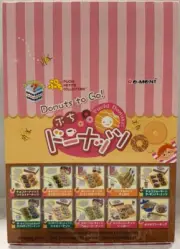 RE-MENT DONUTS TO GO! 10 PIECE DISPLAY MINIATURE FOODS NEW SEALED U.S.