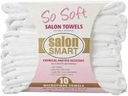 Sofeel Microfibre Salon Towels, 40 x 73cm, White, 10 per Pack