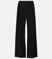 [The Row] The Row Gala high-rise wide-leg cady pants AU 16 black