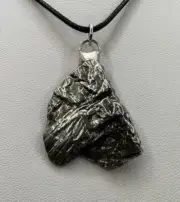 Aletai Meteorite Pendant, 20.89 Grams, COA, Astronomy Gift, Authentic Meteorite