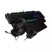 HP HyperX Wired Gaming Keyboard Headset Mouse Bundle for PC