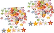 VICASKY 2sets 100pcs Nail Charms Flatback Resin Beads for DIY Nail Art Phone Shell Decor Professional Manicure Supplies Unique Design for Home Salon Use 100pcs*2
