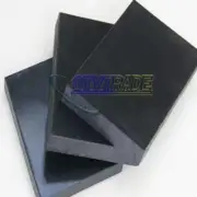 ONE ACETAL POM Plastic Polyoxymethylene Plate Sheet 10x100x100mm Black