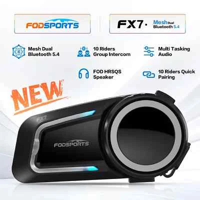 Motorcycle Helmet Intercom Mesh Bluetooth Helmet Headset Moto Interphone