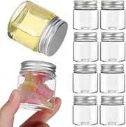 Kichvoe Mini Glass Jars 20pcs Sealed Small Mason Jar 50ml Sugar Spice Candy Container Apothecary Jar Food Storage Canisters for Coffee Jam Tea Nuts Candle Making