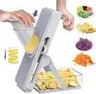 Safe Mandoline Slicer Multifunctional Vegetable Salad Chopper with Container