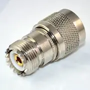 UHF Male PL259 Plug to UHF Female SO239 Jack in series RF Coax Adapter Connecto