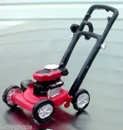 Rickety Lawn Mower Miniature for your Model Train Display - 1/18 Scale Dioramas