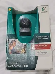 Logitech Webcam C200 Built-In Microphone USB New