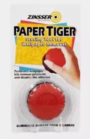 Zinsser Paper Tiger WALLPAPER SCORING TOOL Removal Stripping 1" Steel Head 2966