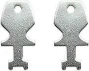 (2) Dispenser #50418 "Rollsavr Keys for Georgia Pacific Jumbo Bath Tissue Dispenser & and Handful of Kruger/Bobrick Dispenser (2)