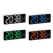 Desk Digital Alarm Clock with LED Date and Temperature Display for Living Room