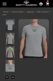 Scotty Cameron Mini Crown Double Sided XL T Shirt