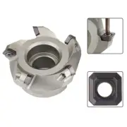 45° KM12 80-27 5Flute CNC Face Milling Tool Cutter Shell + 10Pcs SEKT1204AFN-FK
