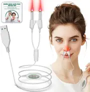 Red Light Therapy Device for Nose, USB Red Light Nasal Therapy Device, Three Lev