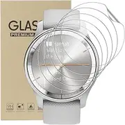 Screen Protector for Garmin vívomove Trend, 5 Pack 3D Curved Anti-Scratch HD Clear TPU Protective Film [NOT GLASS] Ultra Crystal Self-Healing Anti-Fingerprint Screen Protector