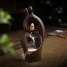Backflow Incense Holder Relaxing Housewarming Gift Desktop Ornament Backflow