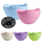 Resin Flower Pot Baskets Hanging Plant Pots Hanger Self Holder Plant Holder