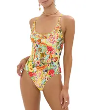 Camilla Scoop Neck One Piece Swimsuit