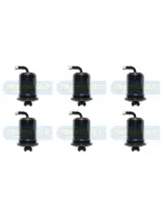 6 x Transgold Fuel Filter fits Daihatsu Feroza 1.6 F300,F310 Hard Top i 16V 4x4 (for: Daihatsu)