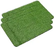 BESPORTBLE 3pcs Artificial Turf Carpet Green Rug Area Rugs Entry Way Rug Outdoor Doormat Door Entrance Mat Grass Rug Outdoor Grass Carpet Outdoor Floor Mat Polypropylene Fiber (Polypropylene)