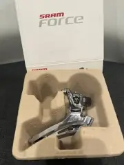 Derailleur front SRAM Force silver Clamp on 32.8mm double for 10 sp New In Box