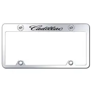 Cadillac Laser Etched Inverted License Plate Frame (Chrome)