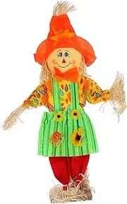 TINEASUR Scarecrow Ornaments Large Outdoor Scarecrow for Fall Handmade Decor for Porch